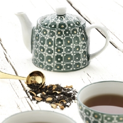 Teapot set: teapot(400 cc) + 2 cup with saucer (250 cc)