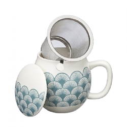 Ventagli Camilla Tea mug with lid and stainless steel infuser, 0,35 lt, Celadon Green