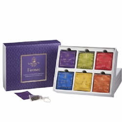 Firenze gift box, Gift box X 30 transparent gourmet tea bags  La Via del Tè