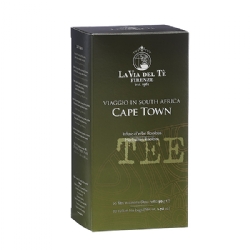 Cape Town - A blend of Rooibos and rose petals, mallow and sunflower, with a sweet and intense aroma of crème caramel.