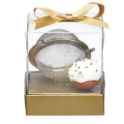S/Steel Sweet Tea Ball 5 cm in gift box, La Via del Tè